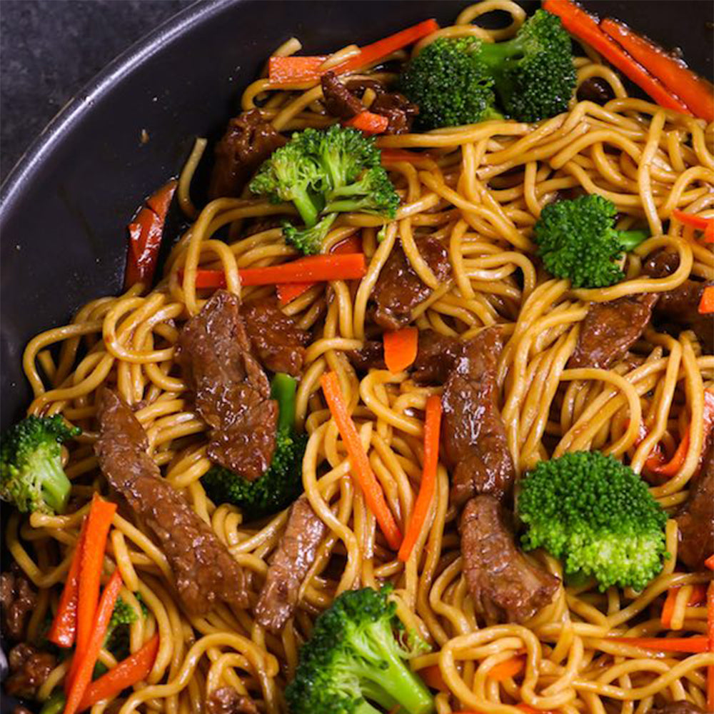 Stir-fried beef spaghetti (3 pounds)